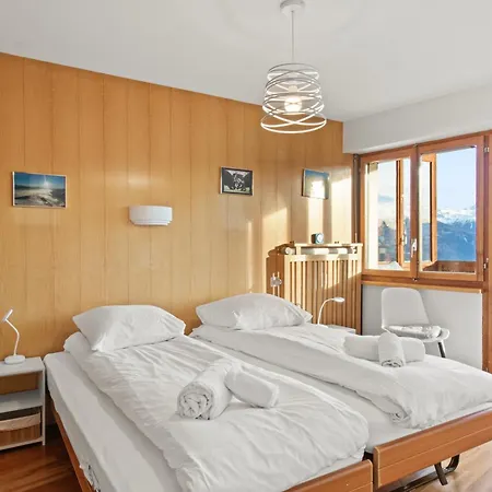 아파트 3rd View In Crans-montana, Stunning Panorama 크란스몬타나